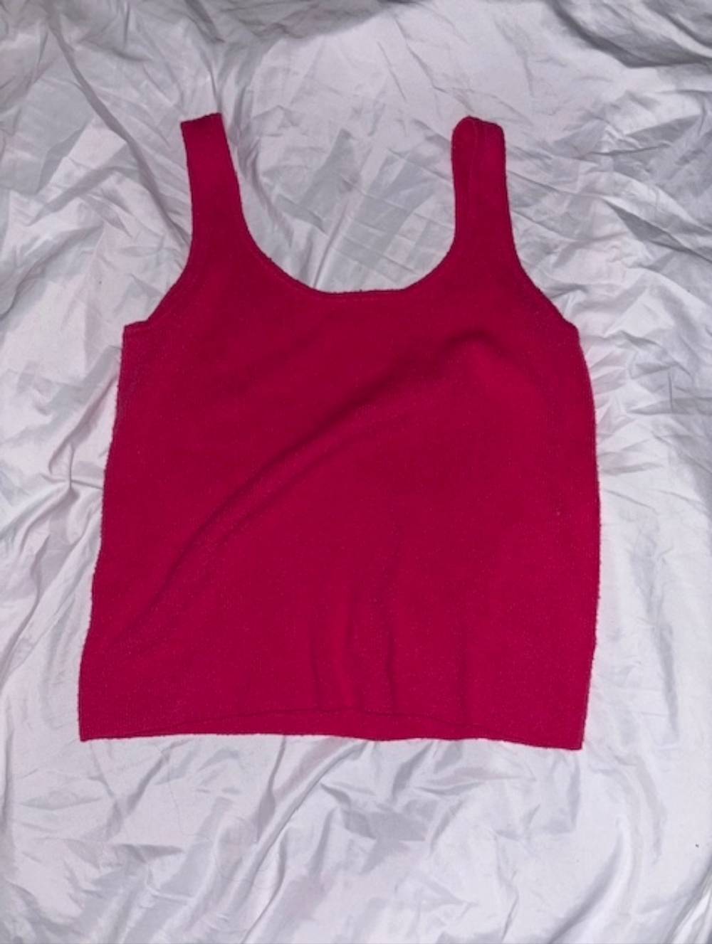 a new day Hot Pink Scoop Neck Tank Top